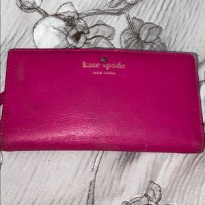 Kate Spade Wallet in Hot Pink